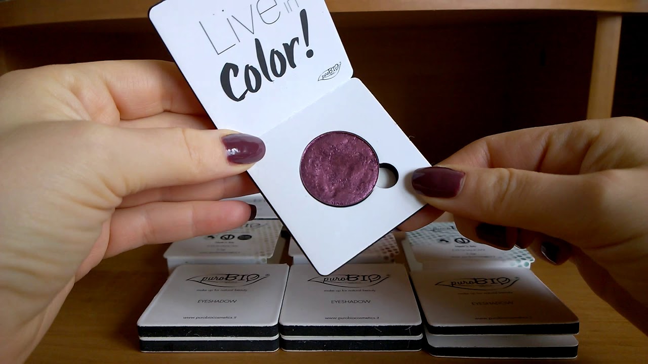 PUROBIO - Live in color! eyeshadow swatches