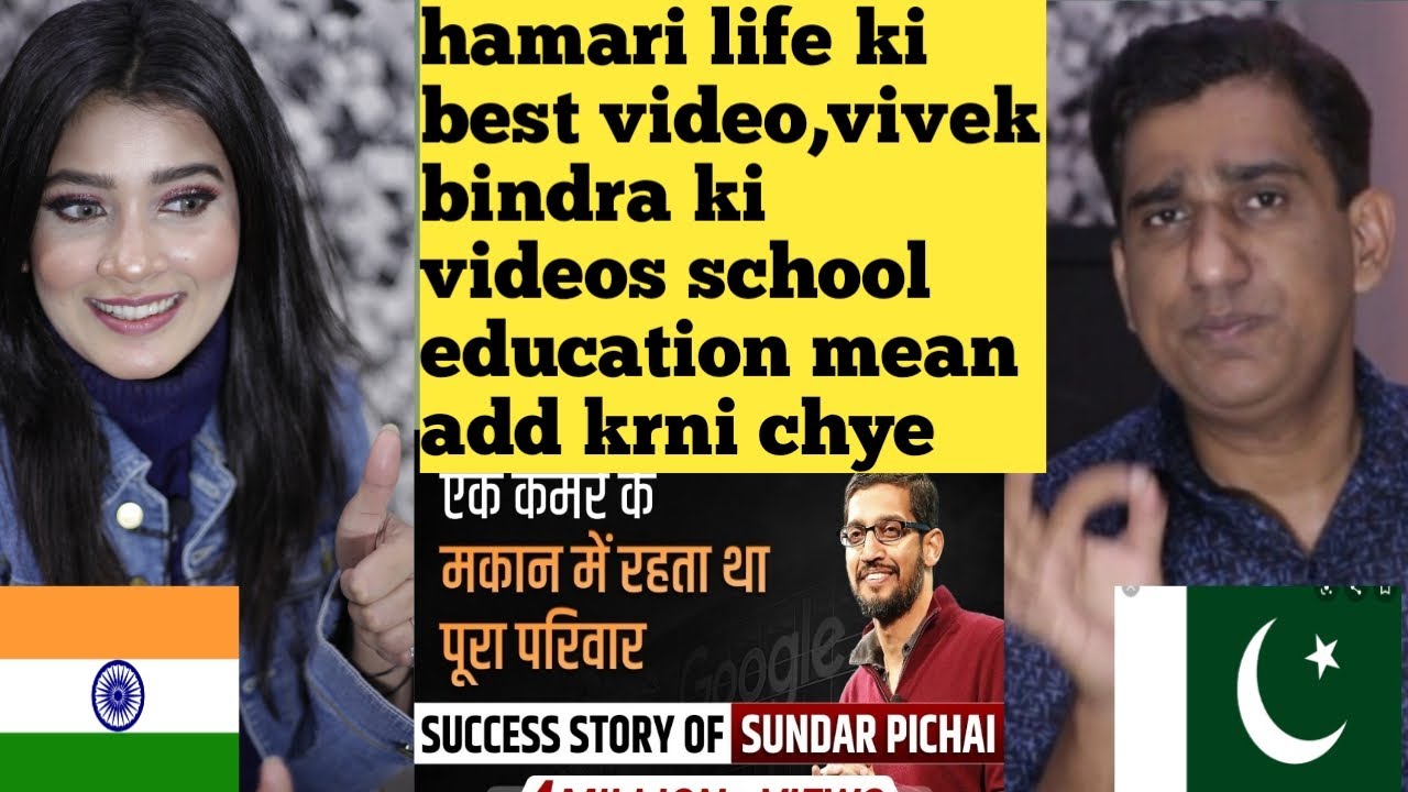 Pakistani reacts to Unheard Stories Of Google | Biography Of Sundar Pichai | Dr Vivek Bindra |Sundar