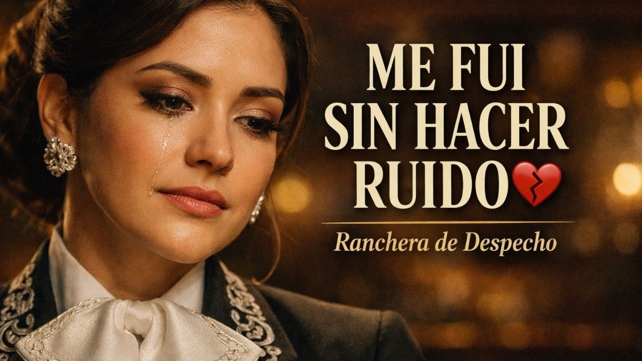 ME FUI SIN HACER RUIDO 💔 | Ranchera de Despecho Femenino que Duele el Alma