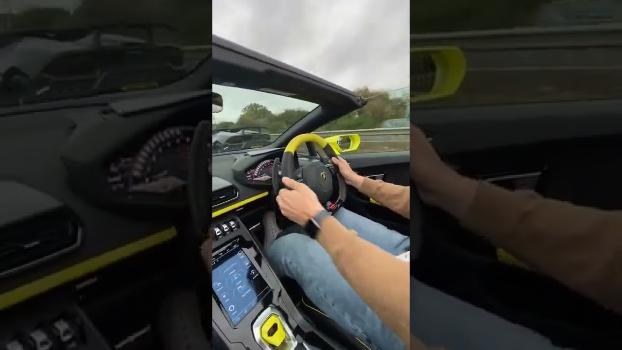 How NOT To Drive A Lambo 🤦🏻&zwj;♂️ #lamborghini #huracan #supercar