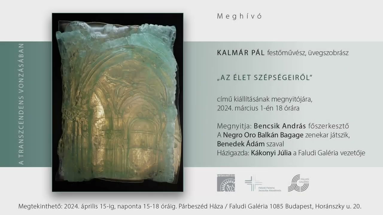 Az élet szépségeiről // kiállításmegnyitó // Faludi Galéria