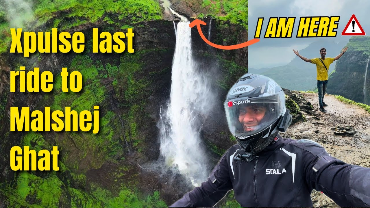 Malshej Ghat Ride | Monsoon Moto Vlog from Mumbai 🏍️🌧️