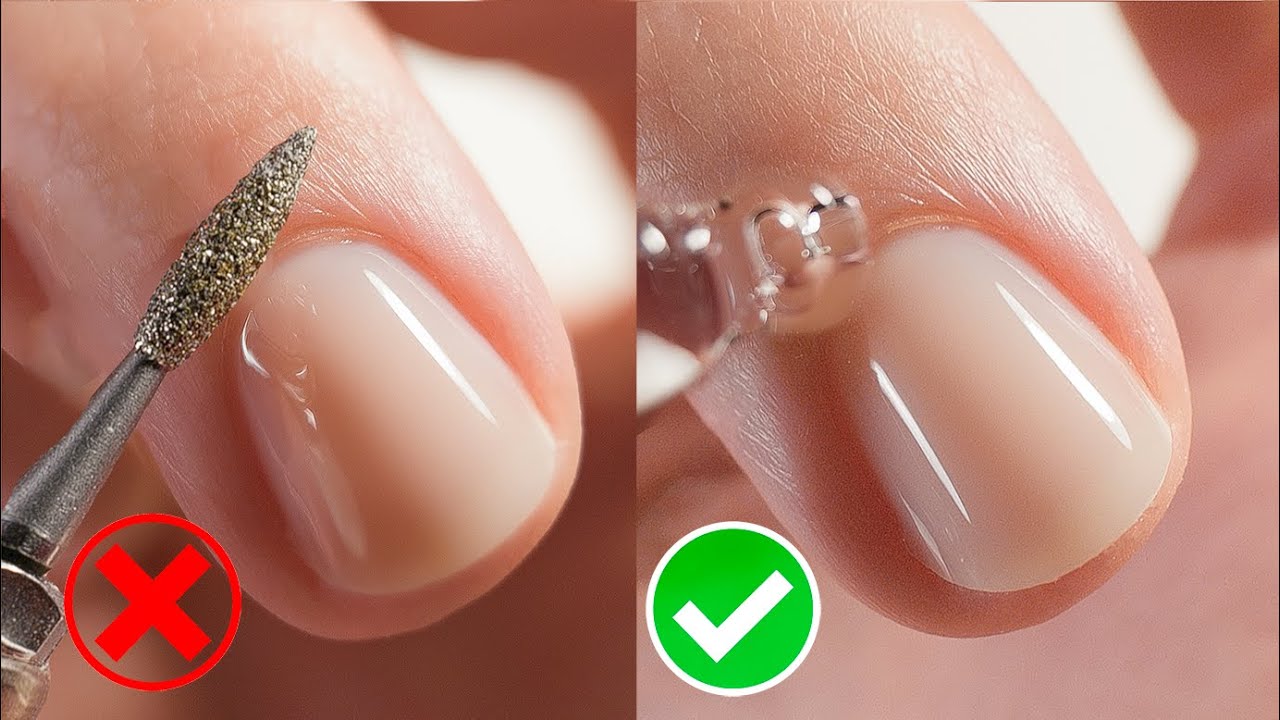 STOP CUTTING! LET ME TEACH YOU! No-Cut Manicure