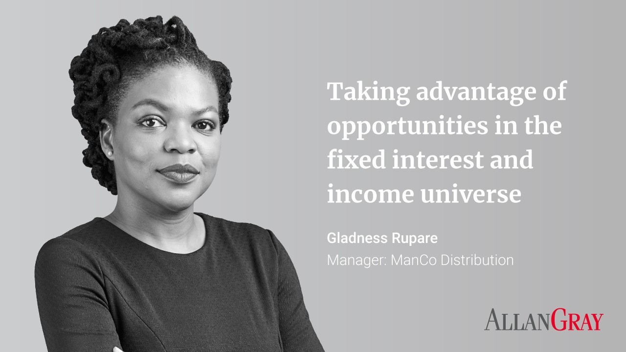Taking advantage of opportunities in the fixed interest and income universe