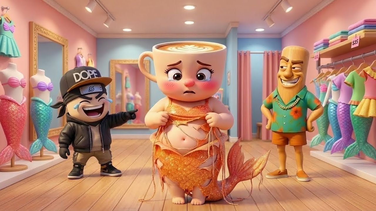 ✨ Ballerina Cappuccina Is Mocked for Her Torn Mermaid Tail… Until Something Changes