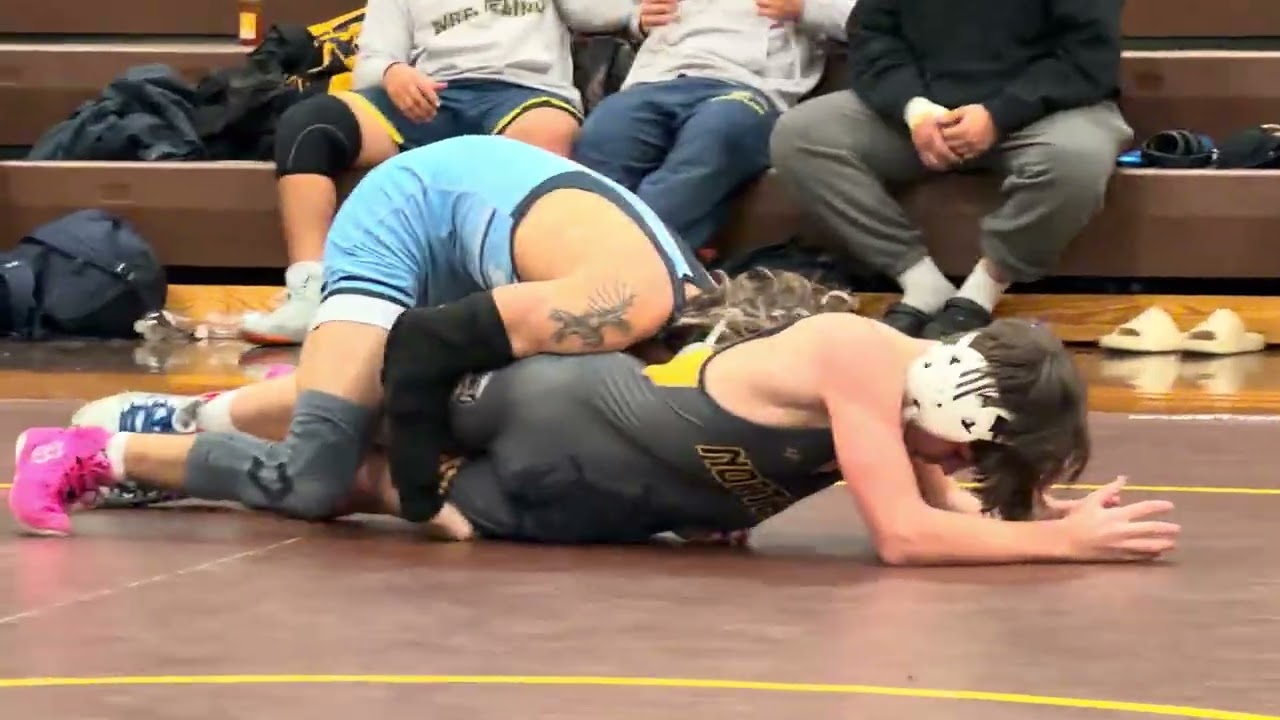 Shawnee Wrestling Team Captain, Sean Bradley II DEFEATS Toms River North High School By PIN