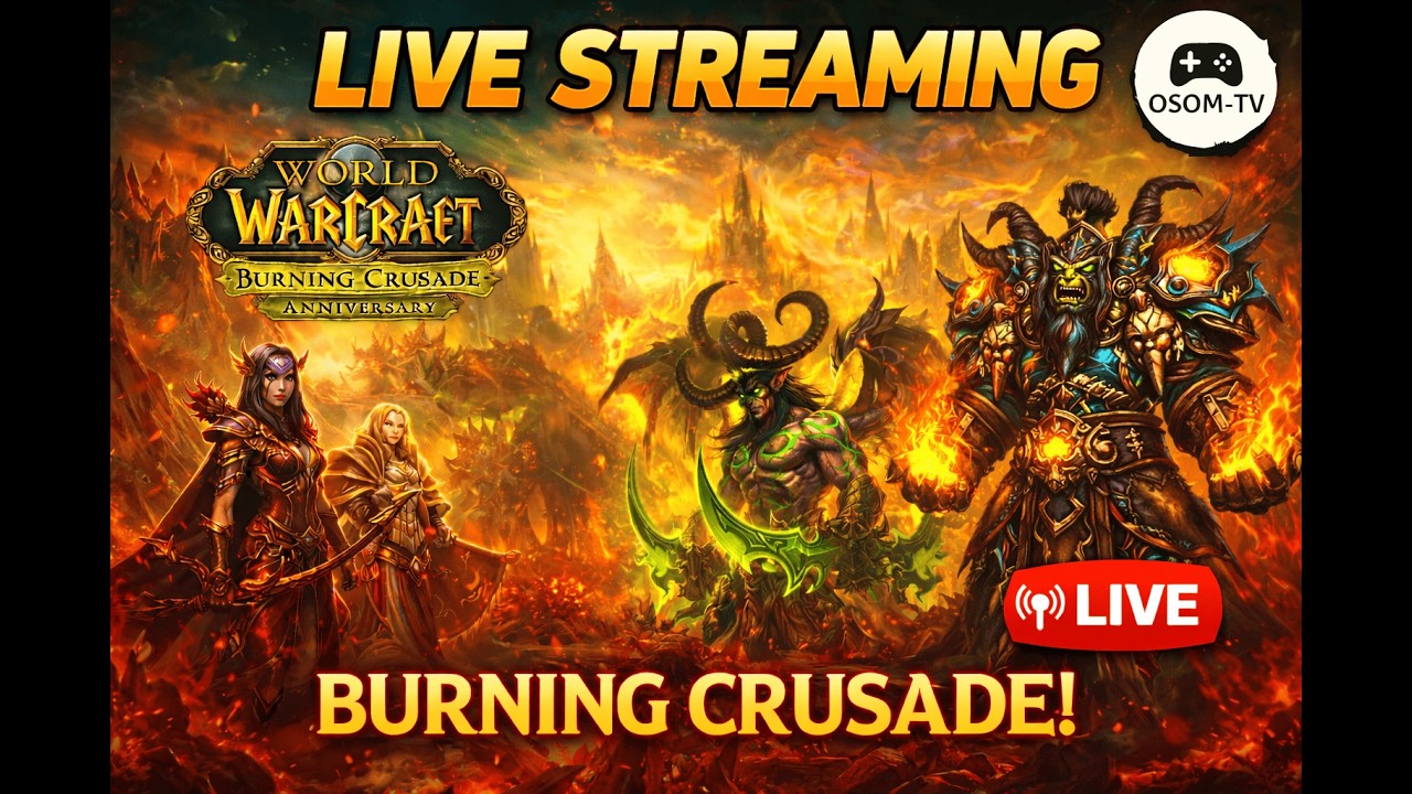 WoW Годовщина Burning Crusade - Шаман - 44 ур. | 05.03.26 #wowtbc #osomtv #wowclassic #wow