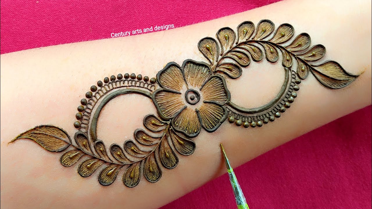 Very beautiful stylish mehndi design for front hand | Latest mehndi design | Simple mehndi | mehndi