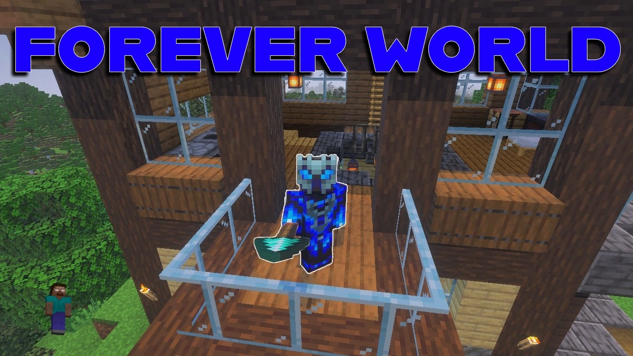 Making a castle out of villager labor in Minecraft bedrock VOD