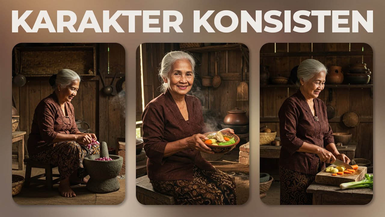 RAHASIA BIKIN KARAKTER KONSISTEN UNTUK VIDEO AI