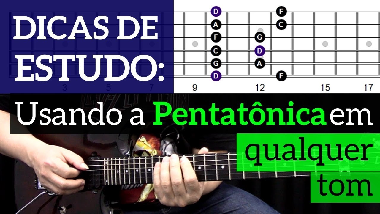 Dicas de Estudo - Como solar com a Pentatonica em qualquer tom