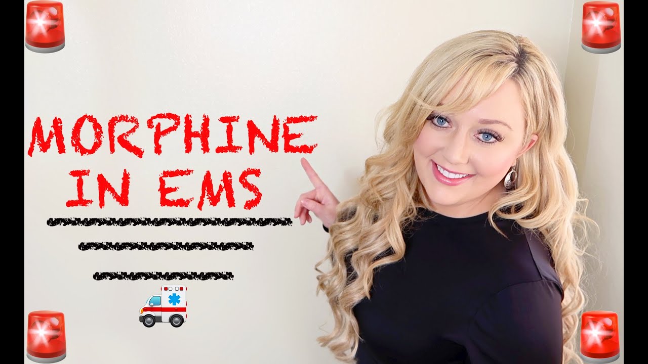 EMT/Paramedic Medication Notecards || Morphine Sulfate