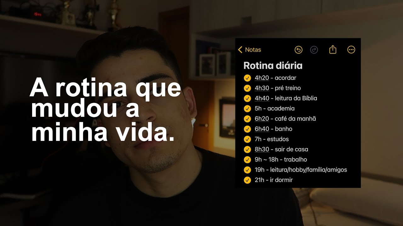 A rotina di&aacute;ria que mudou a minha vida | 4 AM treino, estudos, trabalho...