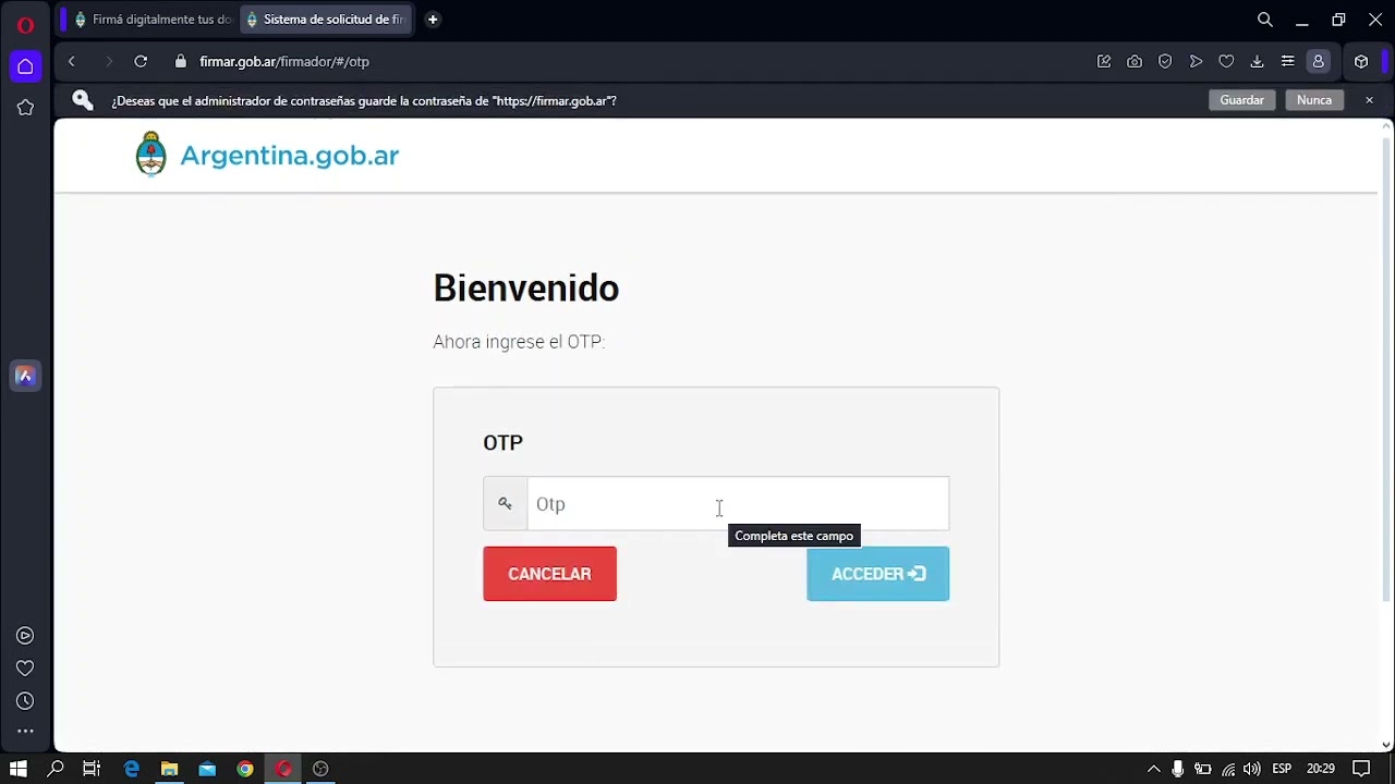 FIRMA DIGITAL  COMO FIRMAR DIGITALMENTE UN DOCUMENTO EN PLATAFORMA DE LA PAGINA ARGENTINA.GOB.AR