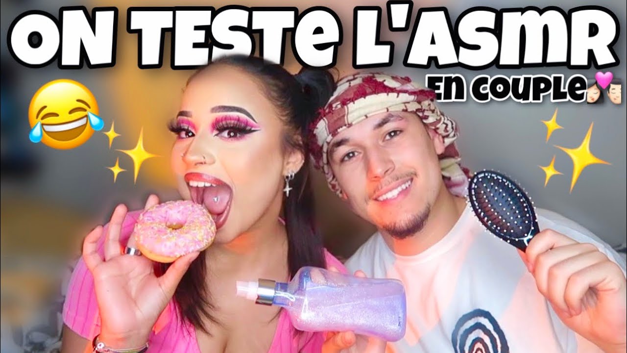 ON TESTE L’ASMR EN COUPLE… ET C’EST TROP DRÔLE (on allait se bagarrer à la fin)