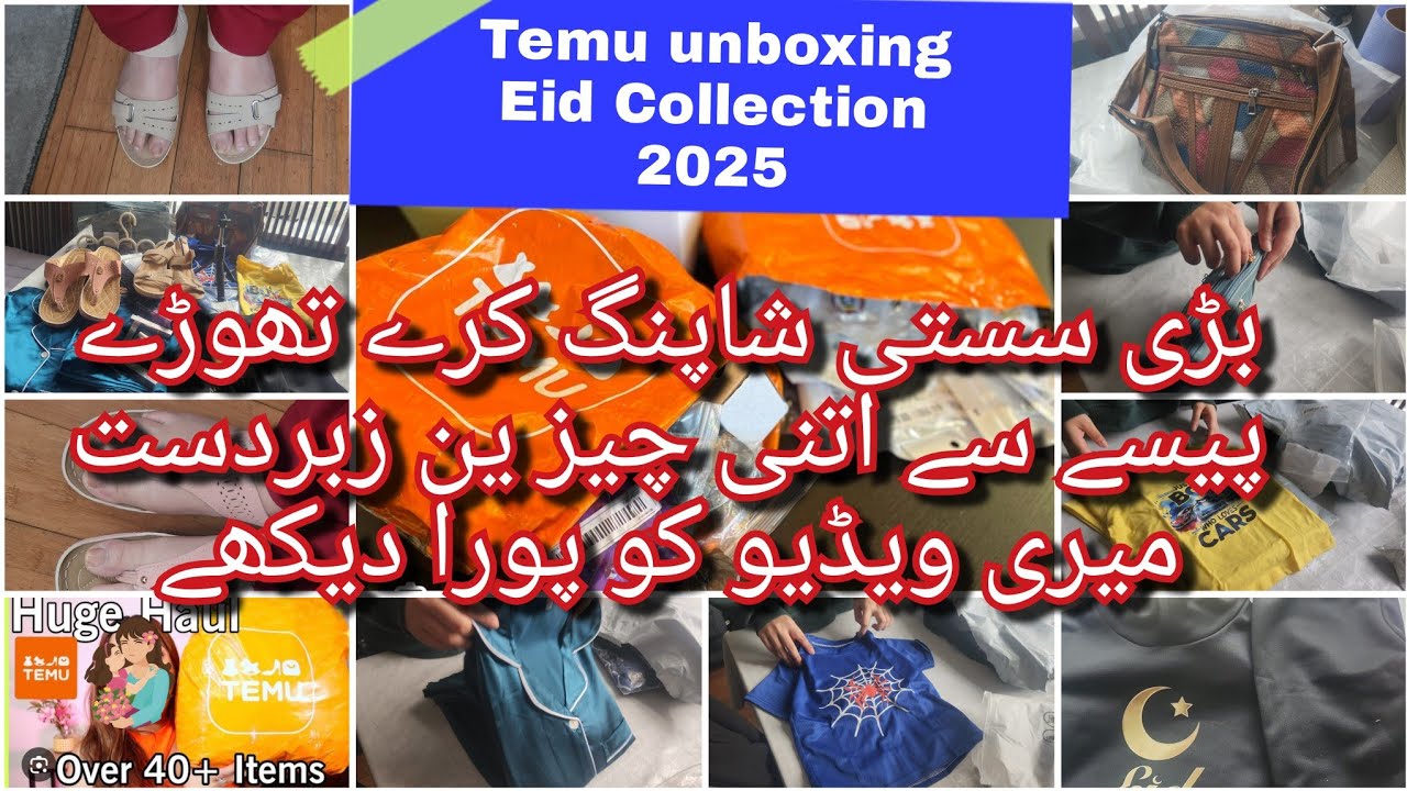 Temu Unboxing | Eid Collection 2025 | Affordable Eid Shopping