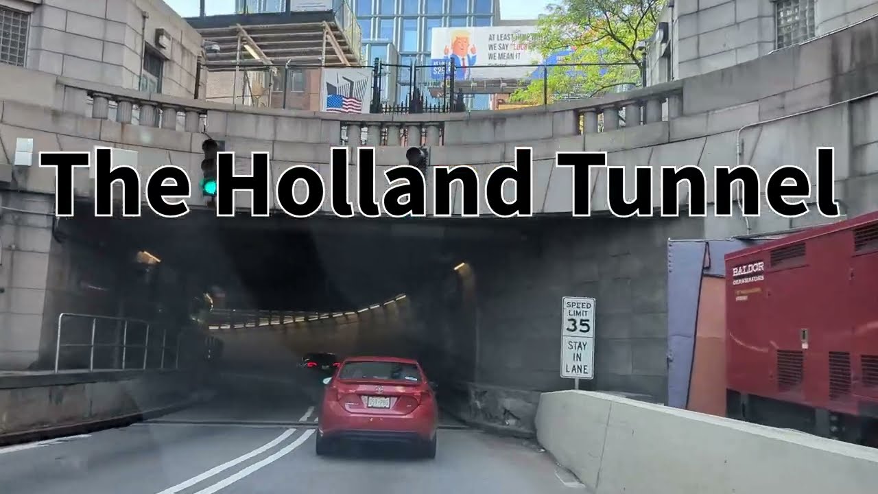 Driving Through the Holland Tunnel (4K)