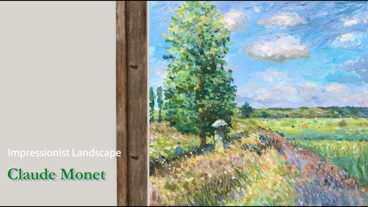 Monet&rsquo;s Painting Secrets Revealed  | Step-by-Step Impressionist Landscape in Acrylics