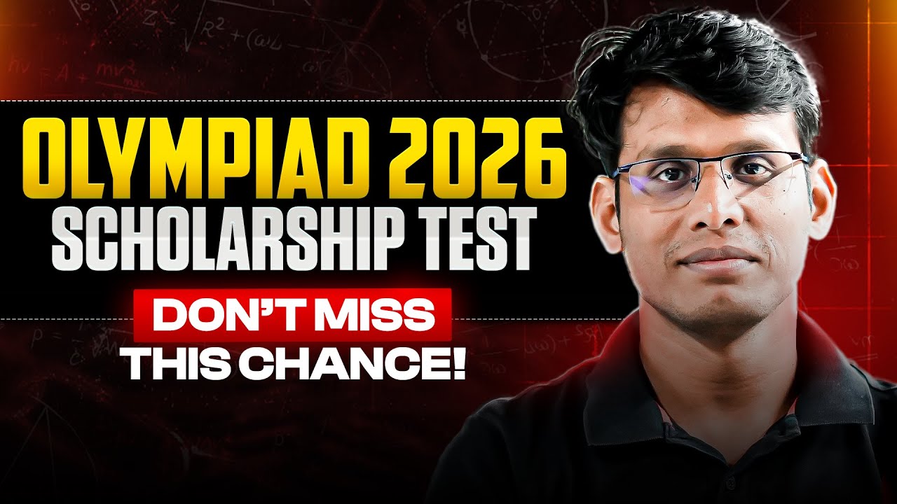 Olympiad 2026 Scholarship Test Announced | Complete Details | Prashant Jain #olympiad