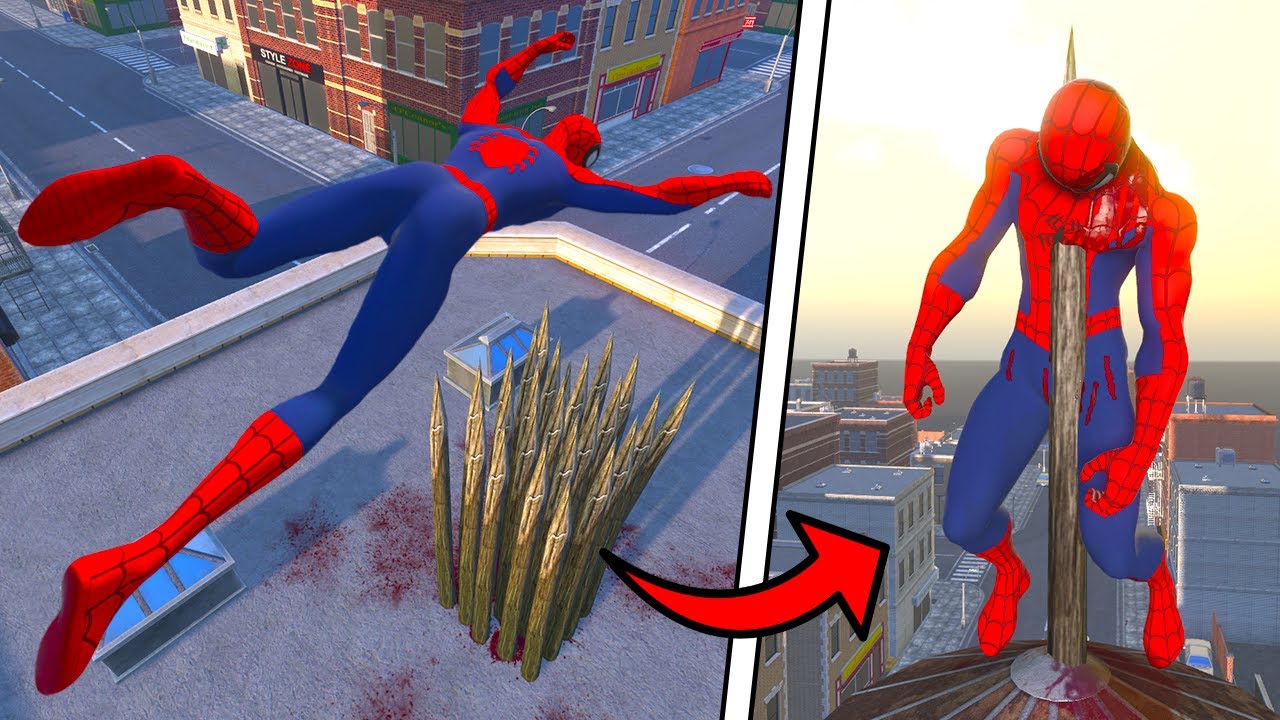 Euphoria Ragdoll Physics: The Best Epic NPC Falls! Compilation #5
