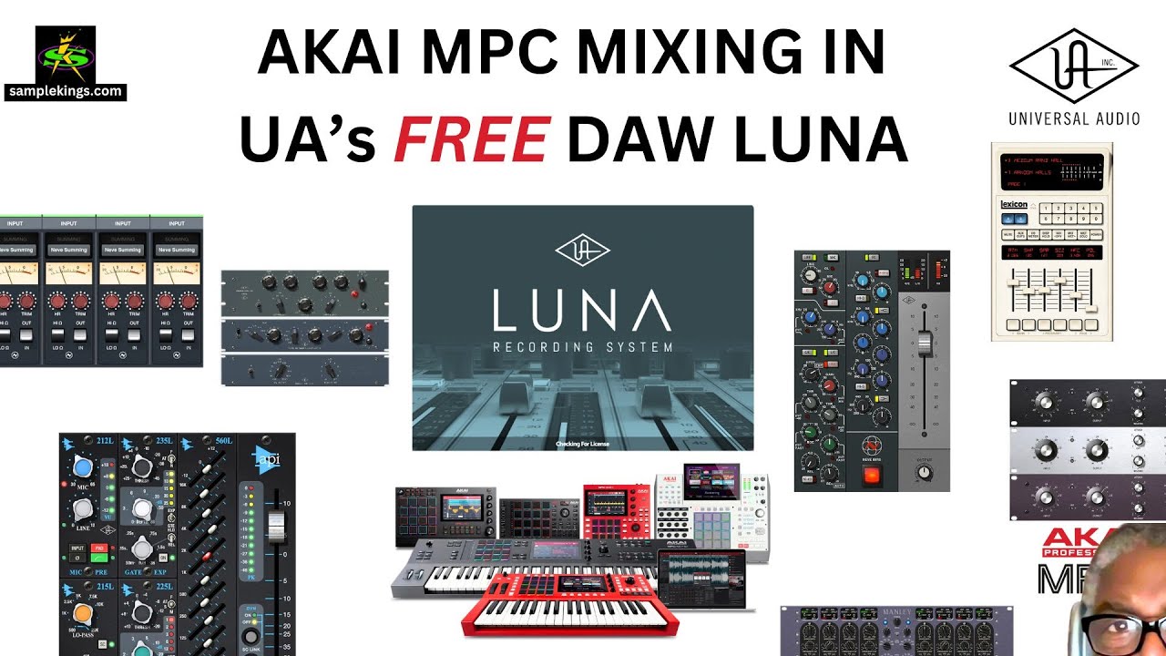 AKAI MPC & UA LUNA Recording System Get That Phat Sound!