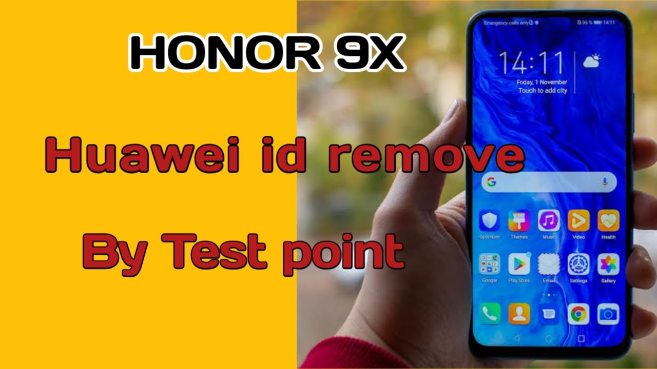 HOnor 9x(HLK-AL00) HUAWEI ID REMOVE PERMANENTLY BY TEST POINT.