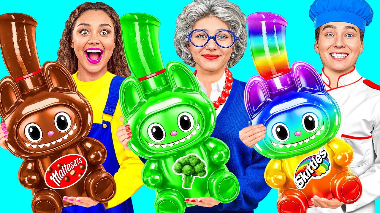 Кулинарный Челлендж: Я против Бабушки | Сумасшедшие Лайфхаки и Рецепты Jelly DO Challenge