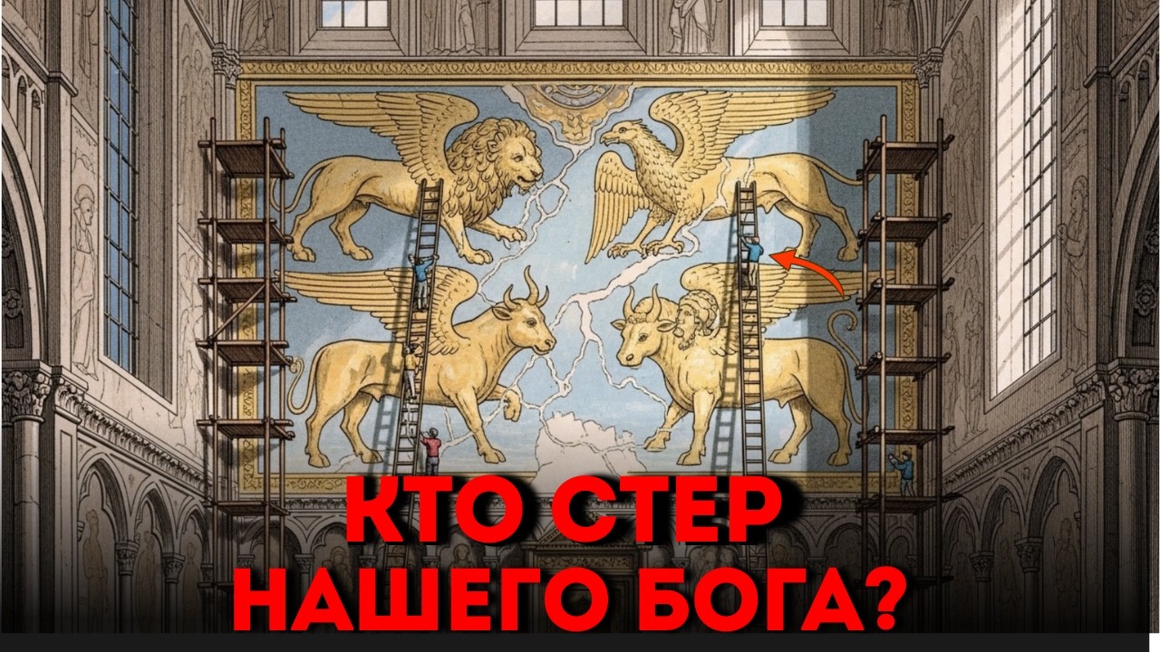 ЭТИХ СИМВОЛОВ НЕ ДОЛЖНО БЫТЬ. Почему на старых фресках Евангелисты изображены с «чужими» животными?