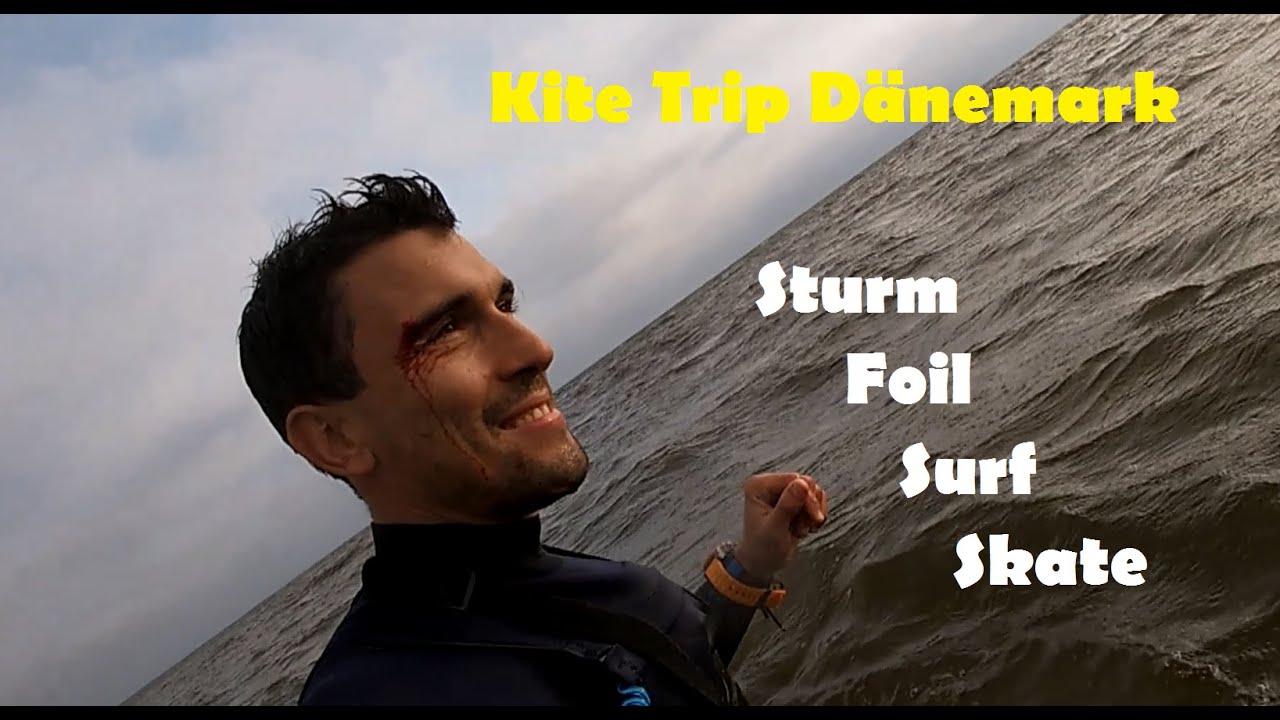 Dänemark Kite Trip | Sturm, Foil, Surf & Skate | Ringköbing Hvide Sande