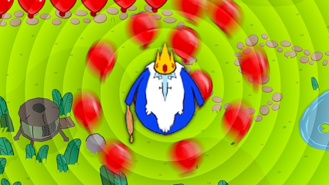 The PERFECT Range on Ice King! (Bloons Adventure Time TD)