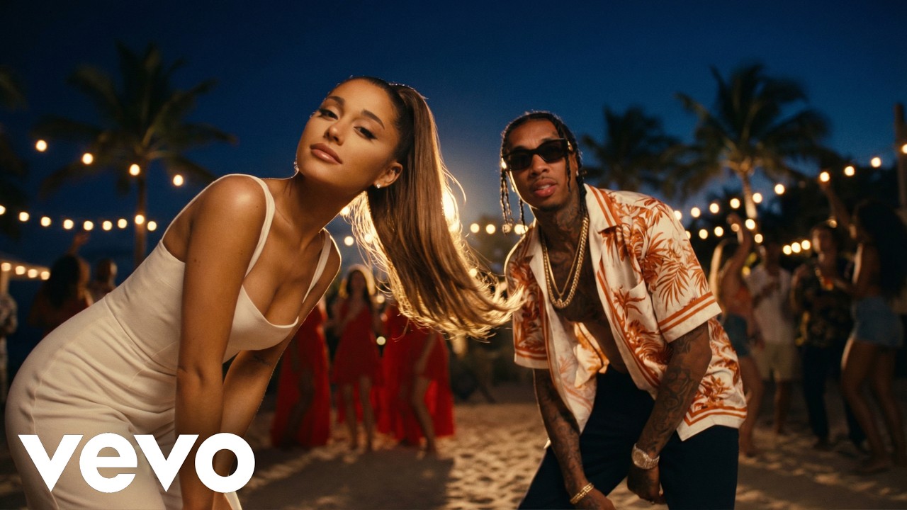Tyga, Ariana Grande - Coastline Love (ft. Chris Brown, Doja Cat) (Official Lyrics Video)
