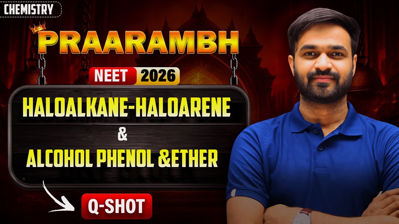 Haloalkane-Haloarene &Alcohol phenol &Ether Class 12 Chemistry Intense Question Practice🔥| NEET 2026