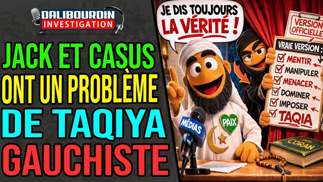 LA TAQIYA DE JACK LE FOU ET CASUS LADY POUR DÉRÉSPONSABILISÉ L'ISLAM EST DANGEREUSES