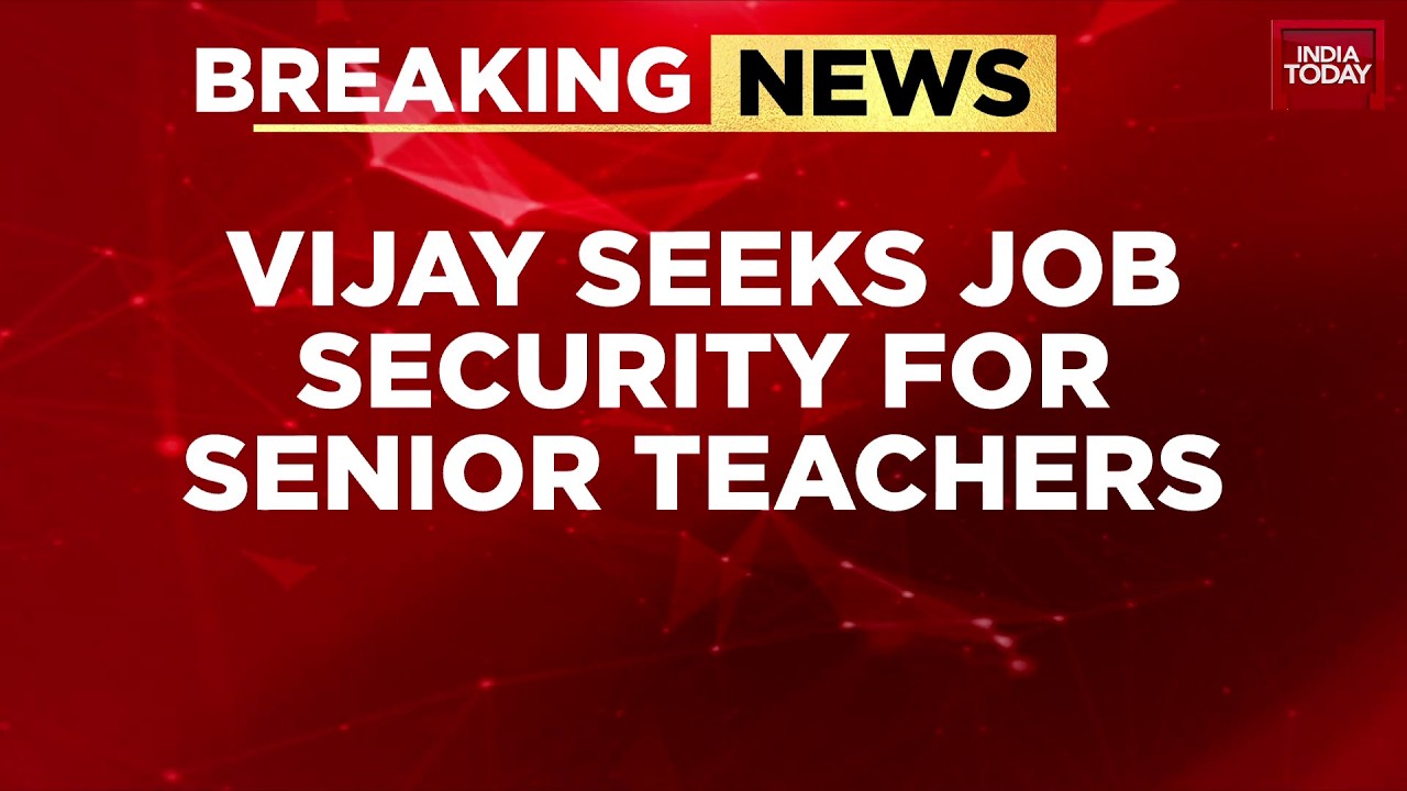 Tamil Nadu Moves TET Resolution: Vijay Government Seeks Exemption For Senior Teachers | India Today