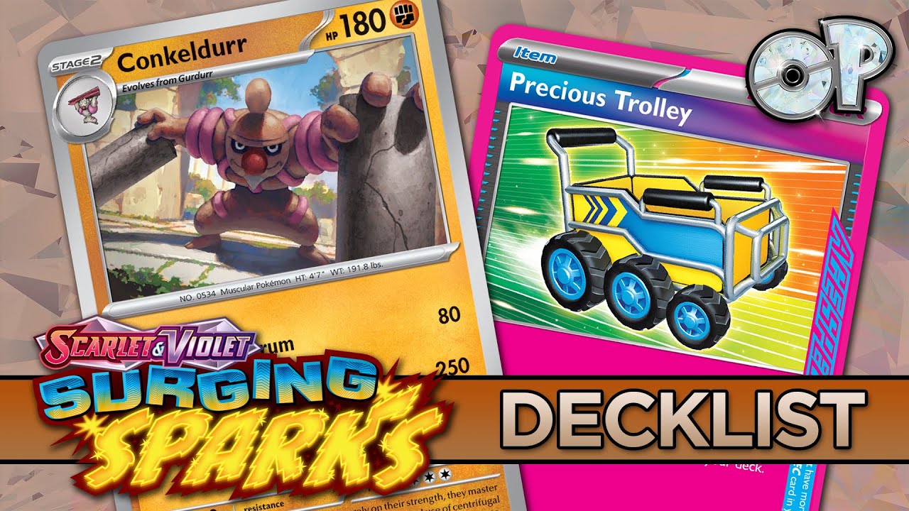 Trolley Fixes my ZERO ENERGY Deck! Surging Sparks Deck Analysis and Battles!