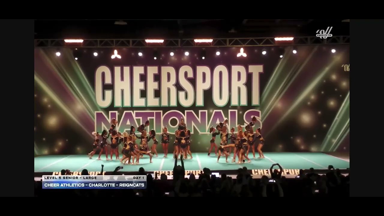 Cheer Athletics Reign Cats Large Senior Lev 5 Cheesport National Champions