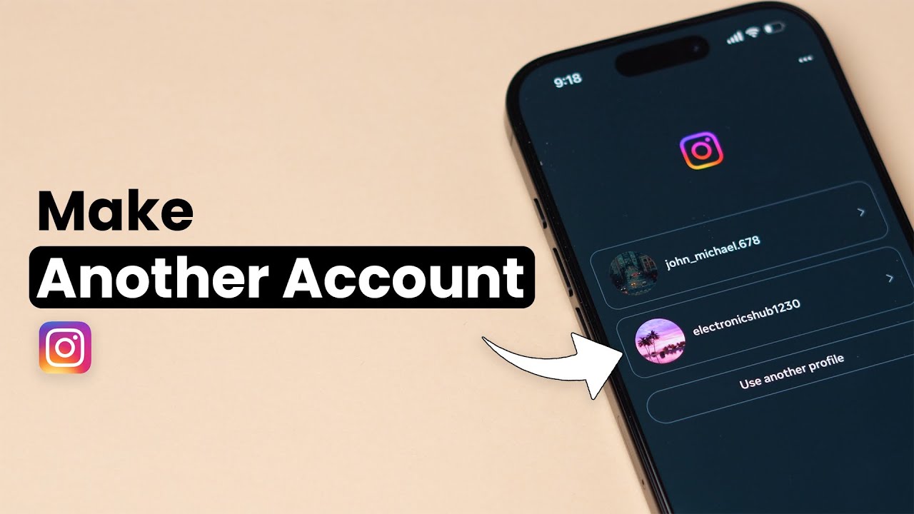Как создать еще один аккаунт в Instagram?