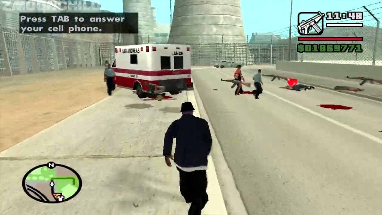 The Chain Game Blue Hair - GTA San Andreas - Turf Wars (Gang Wars)  in Las Venturas - Part 1