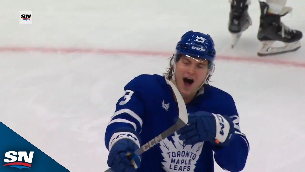Maple Leafs' Matthew Knies Unloads One To Notch First Career Hat Trick