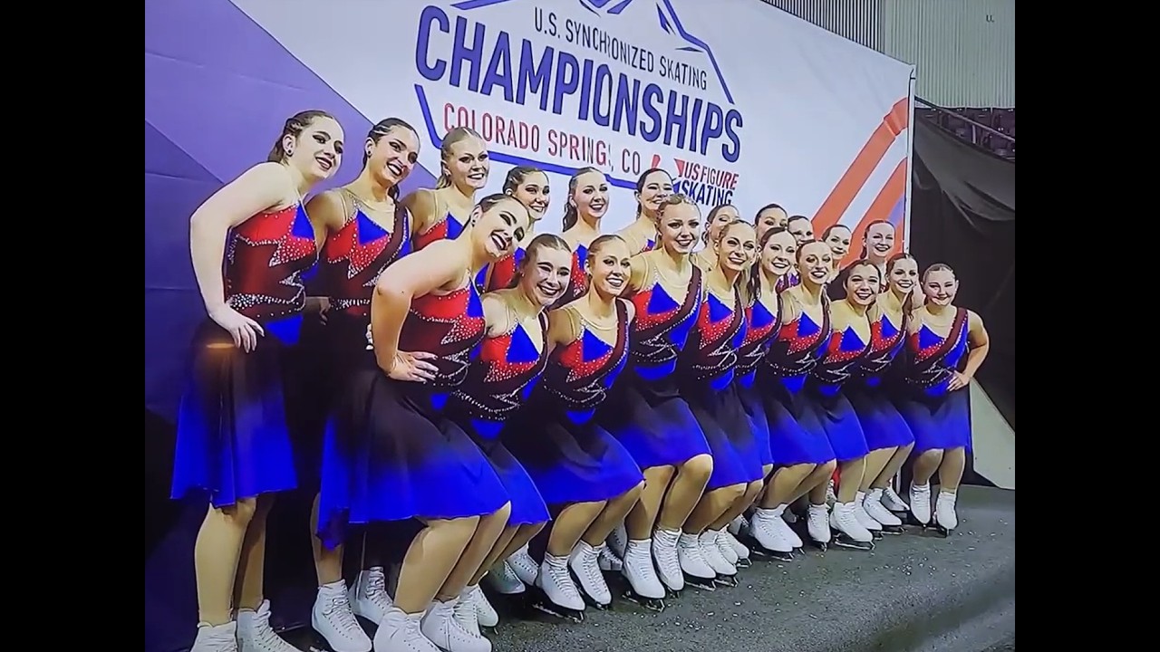 Miami Univ Red Hawks Become National Champions At 2025 US Synchronized Skating Championships 2-28-25