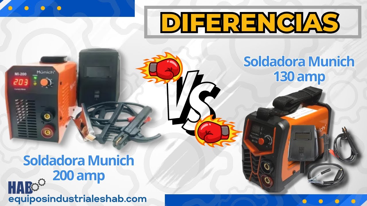 SOLDADORA MUNICH MI-200 VS MI-130
