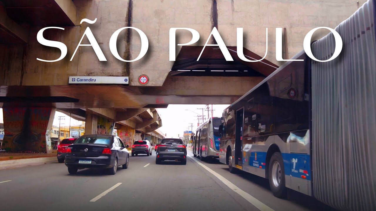 🇧🇷 Estação Carandiru do Metrô até a Luz, São Paulo 4K