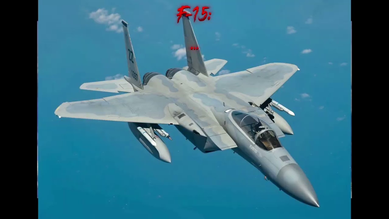 F-15 shoots down a satellite (song:BLAH!) F-15 Eagle edit