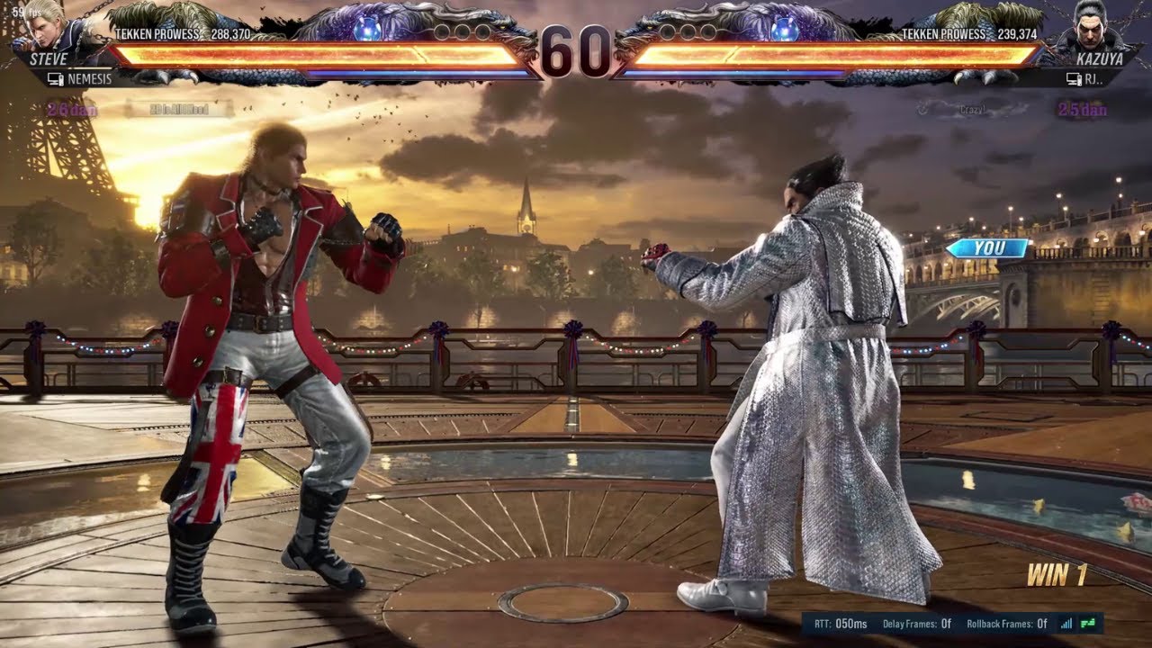 Tekken 8 | Nemesis (Steve Fox) Vs RJ (Kazuya Mishima) | Crazy Match !