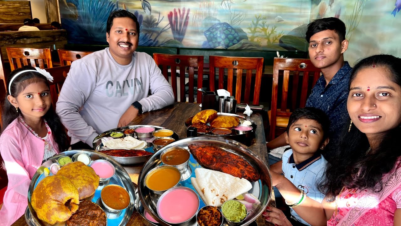 मुलांना घेऊन गेलो होडी हॉटेलात जेवायला😍| Hodi Seafood Restaurant | S For Satish |Vashi (Navi Mumbai)