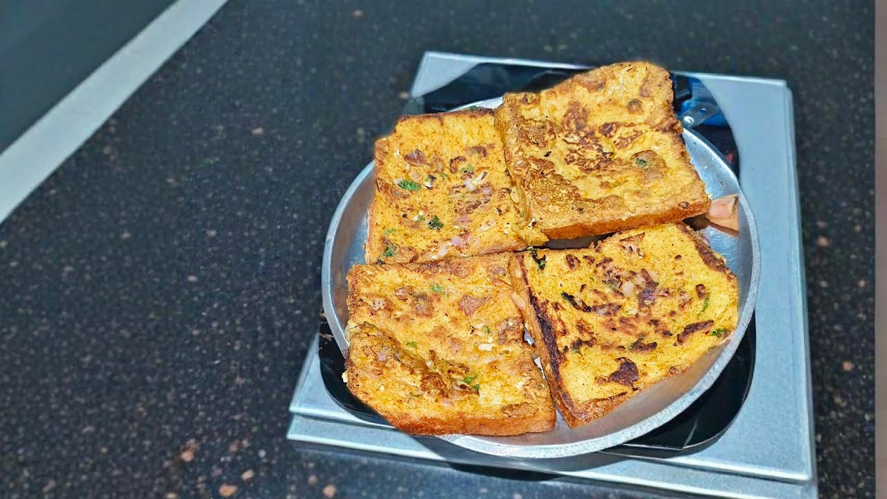Easy and tasty variety Omelette 😋#with bread#subscribe 