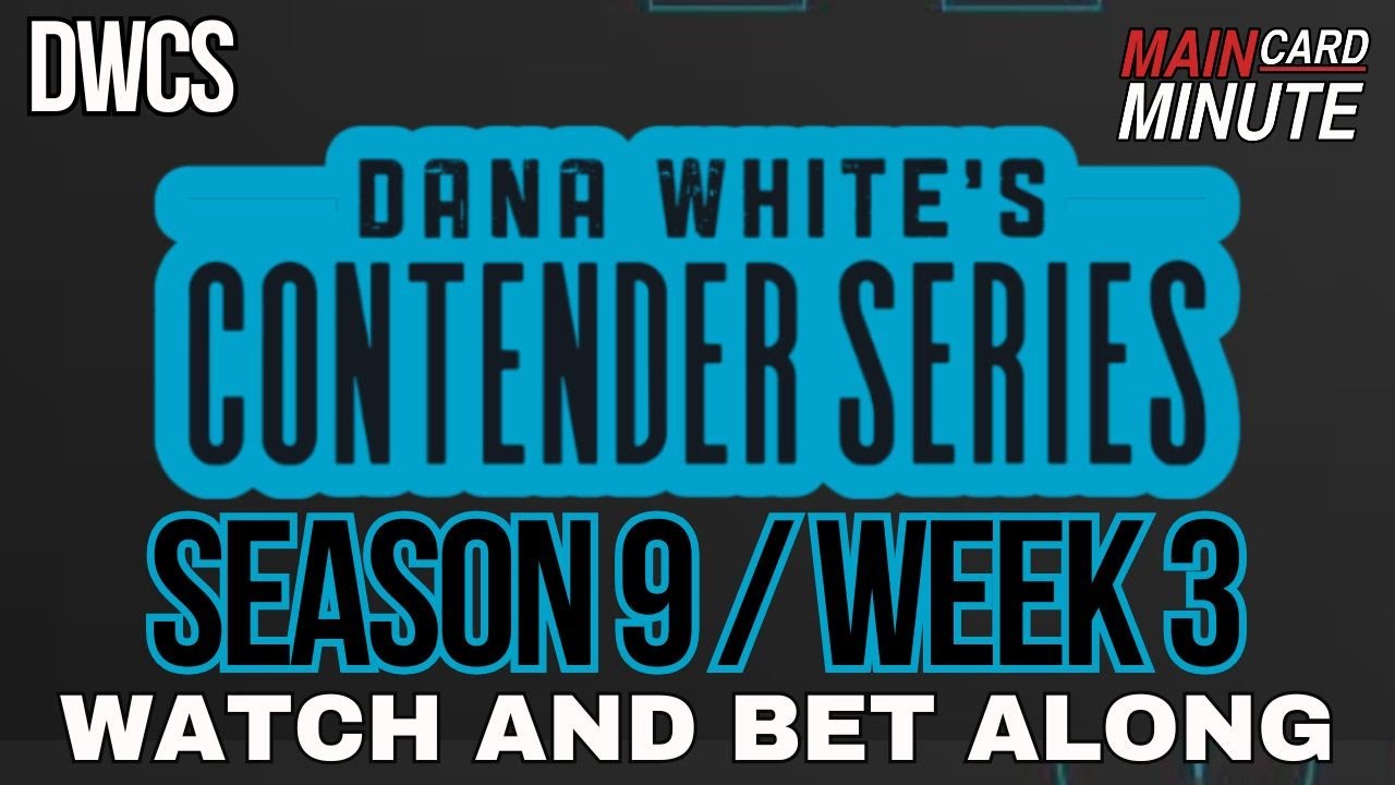Dana White's Contender Series LIVE Stream | Season 9, Week 3 | Watch Along Fight Companion