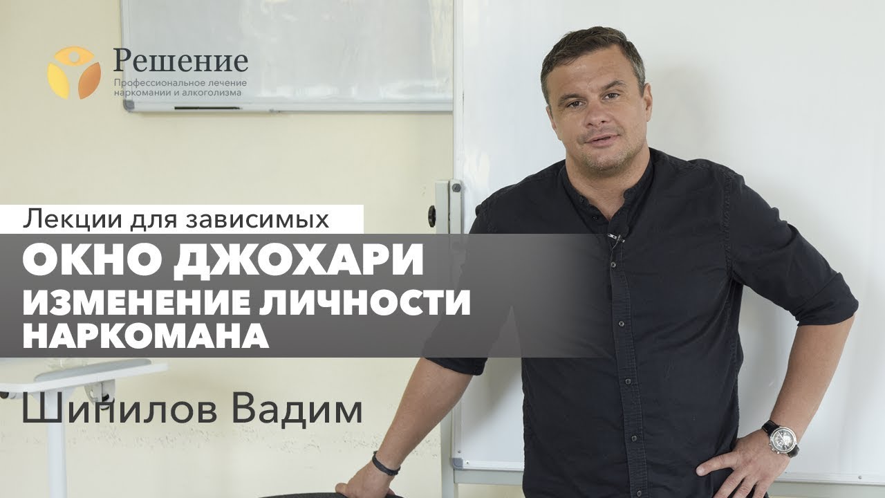 🔴 Окно Джохари | Изменение личности наркомана | Лекция Вадима Шипилова