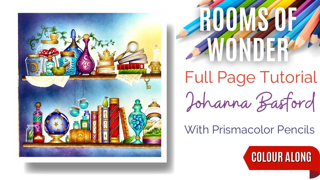 Colour Along | Rooms of Wonder by Johanna Basford