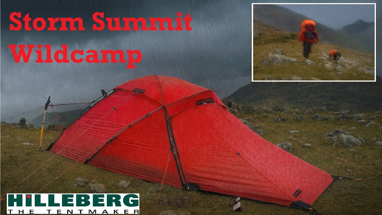 HILLEBERG JANNU: Storm Summit Wildcamp. High winds and heavy rain in the Lake District.